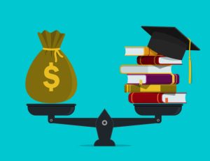 How are student loans different from scholarships and grants? 