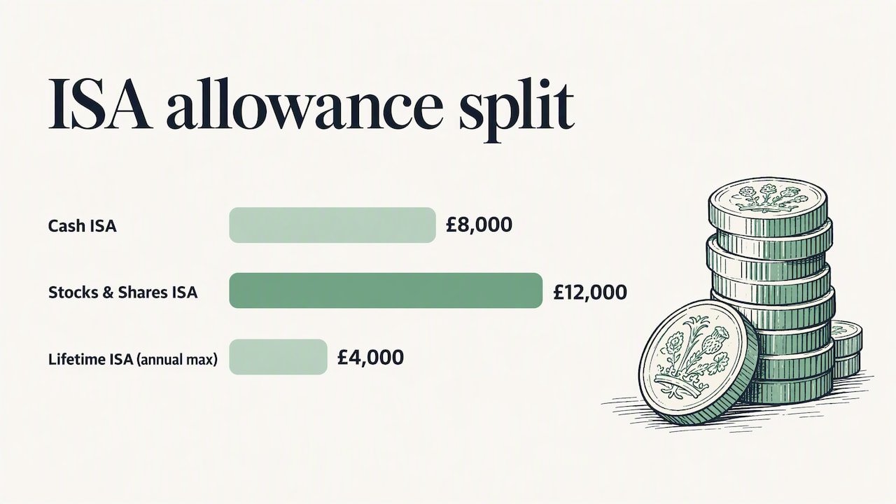 ISA Allowance 2026: Act Before 6 April 2027 to Preserve £20,000 2 ISA types within the combined £20,000 allowance