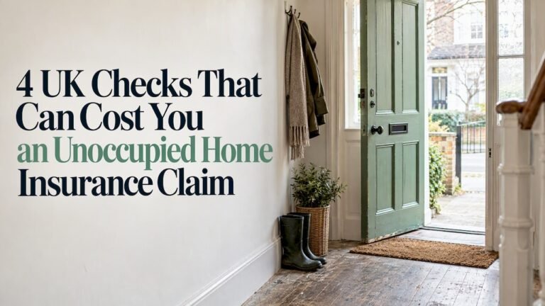 Unoccupied Home Insurance: 4 UK Checks That Can Cost You a Claim 1 Quiet, empty hallway in a UK home
